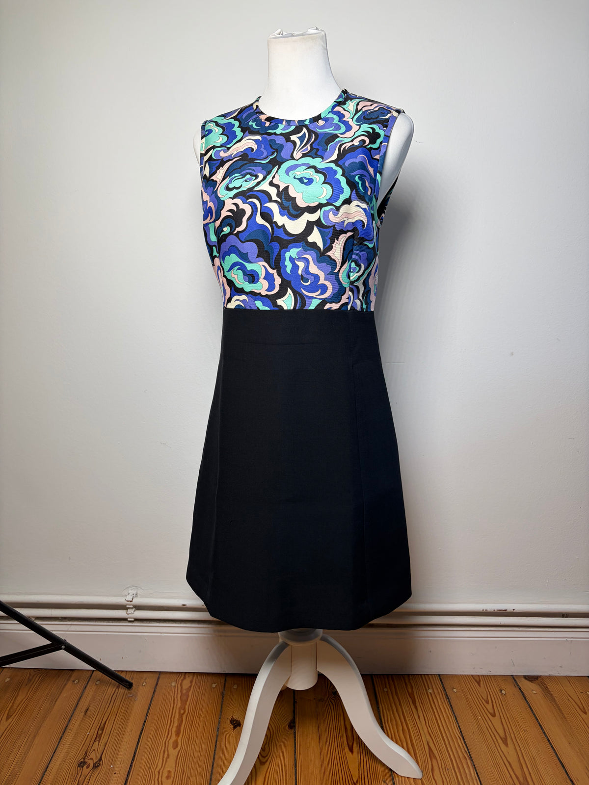 Vintage Emilio Pucci Sleeveless Floral A-Line Dress Late 2000s XS