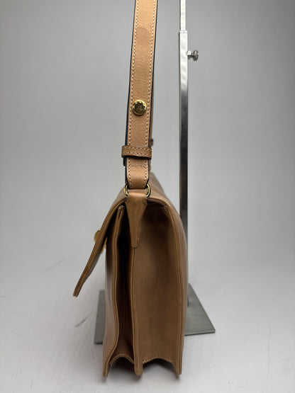 Vintage Marni 2Way Leather Bag Camel