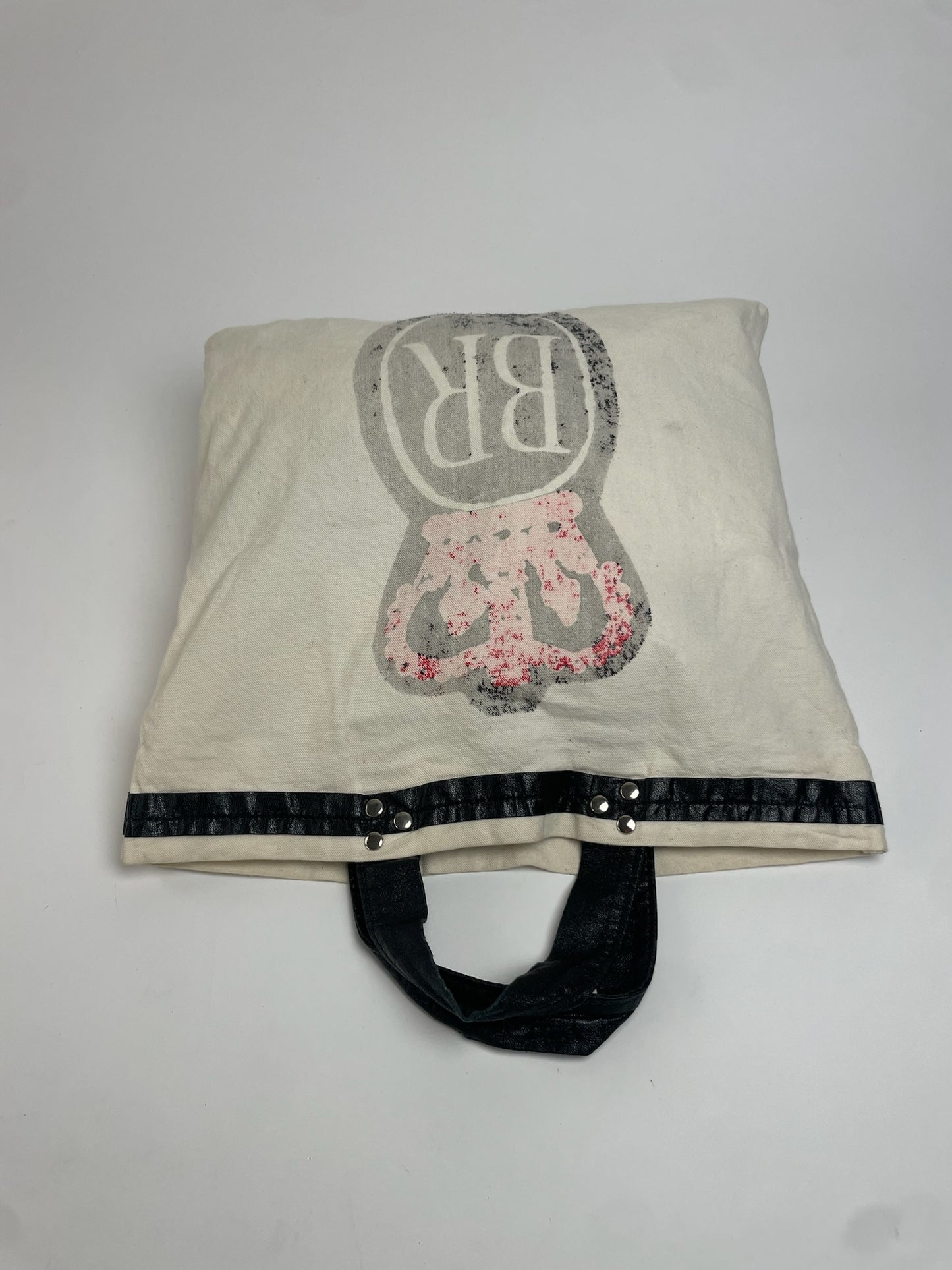 Vintage Comme Des Garçons Canvas Tote Bah White Black