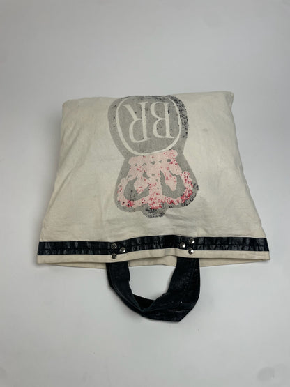 Vintage Comme Des Garçons Canvas Tote Bah White Black