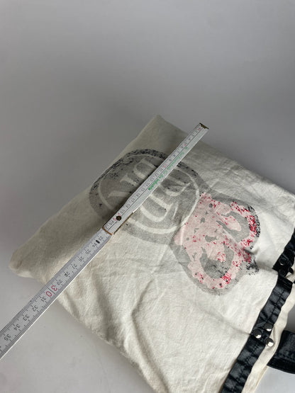 Vintage Comme Des Garçons Canvas Tote Bah White Black
