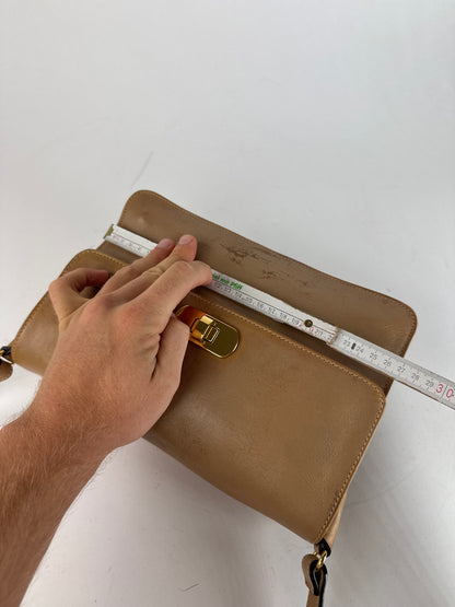 Vintage Marni 2Way Leather Bag Camel