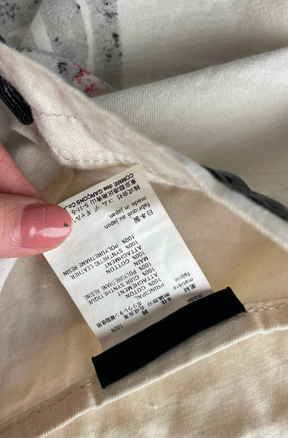 Vintage Comme Des Garçons Canvas Tote Bah White Black