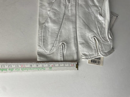 Vintage Celine Paris Leather Gloves White
