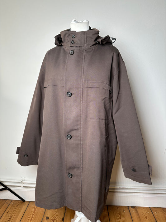 Vintage Burberry Parka Brown L