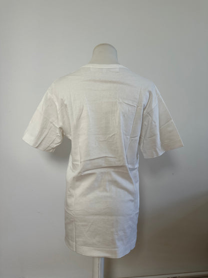 Vintage Comme des Garçons Play Heart Logo T-Shirt White Red M