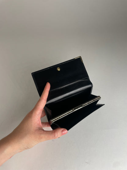 Vintage Givenchy Leather Wallet Black
