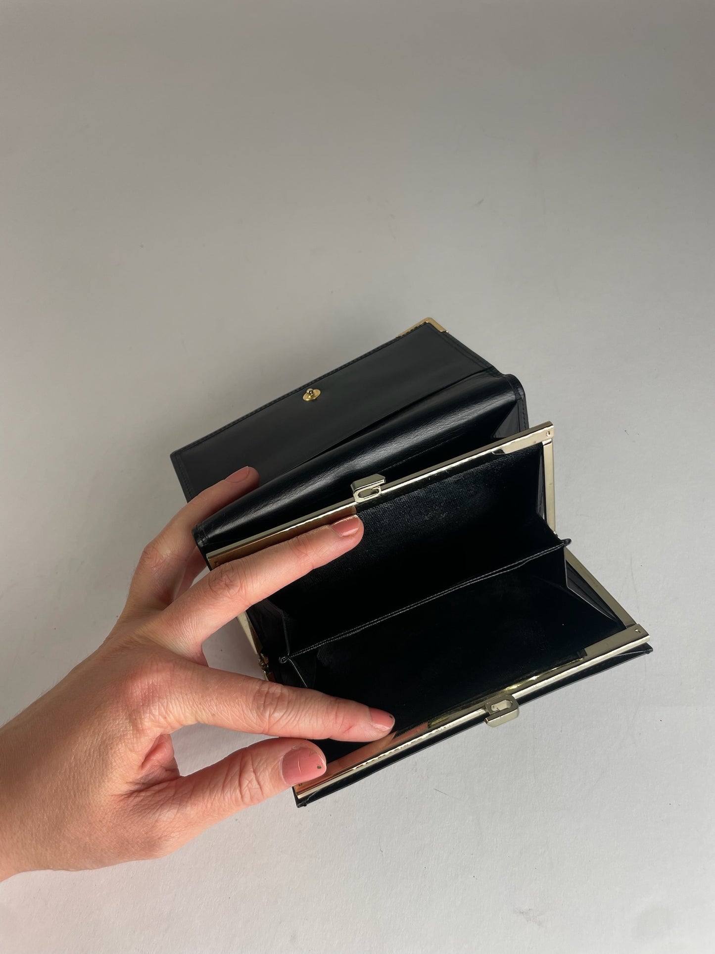 Vintage Givenchy Leather Wallet Black