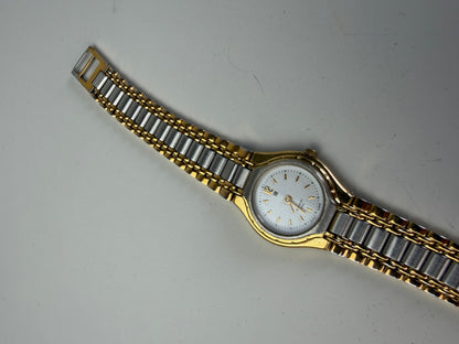 Vintage Givenchy Bracelet Watch Gold Silver Stainless Steel