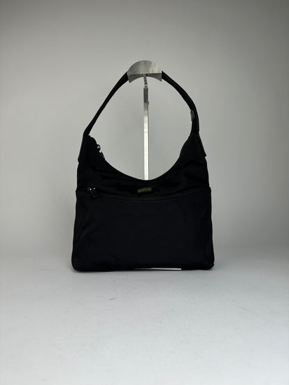 Gucci Black Nylon Shoulder Bag with Dust Bag