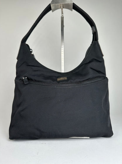 Gucci Black Nylon Shoulder Bag with Dust Bag