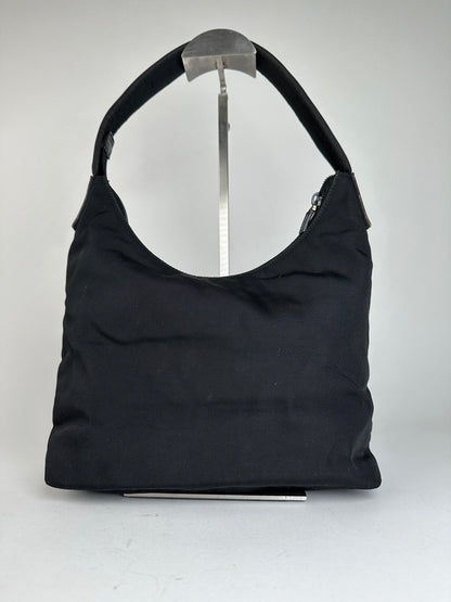 Gucci Black Nylon Shoulder Bag with Dust Bag