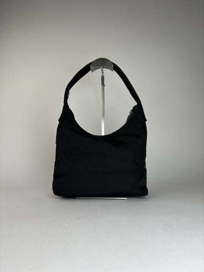 Gucci Black Nylon Shoulder Bag with Dust Bag