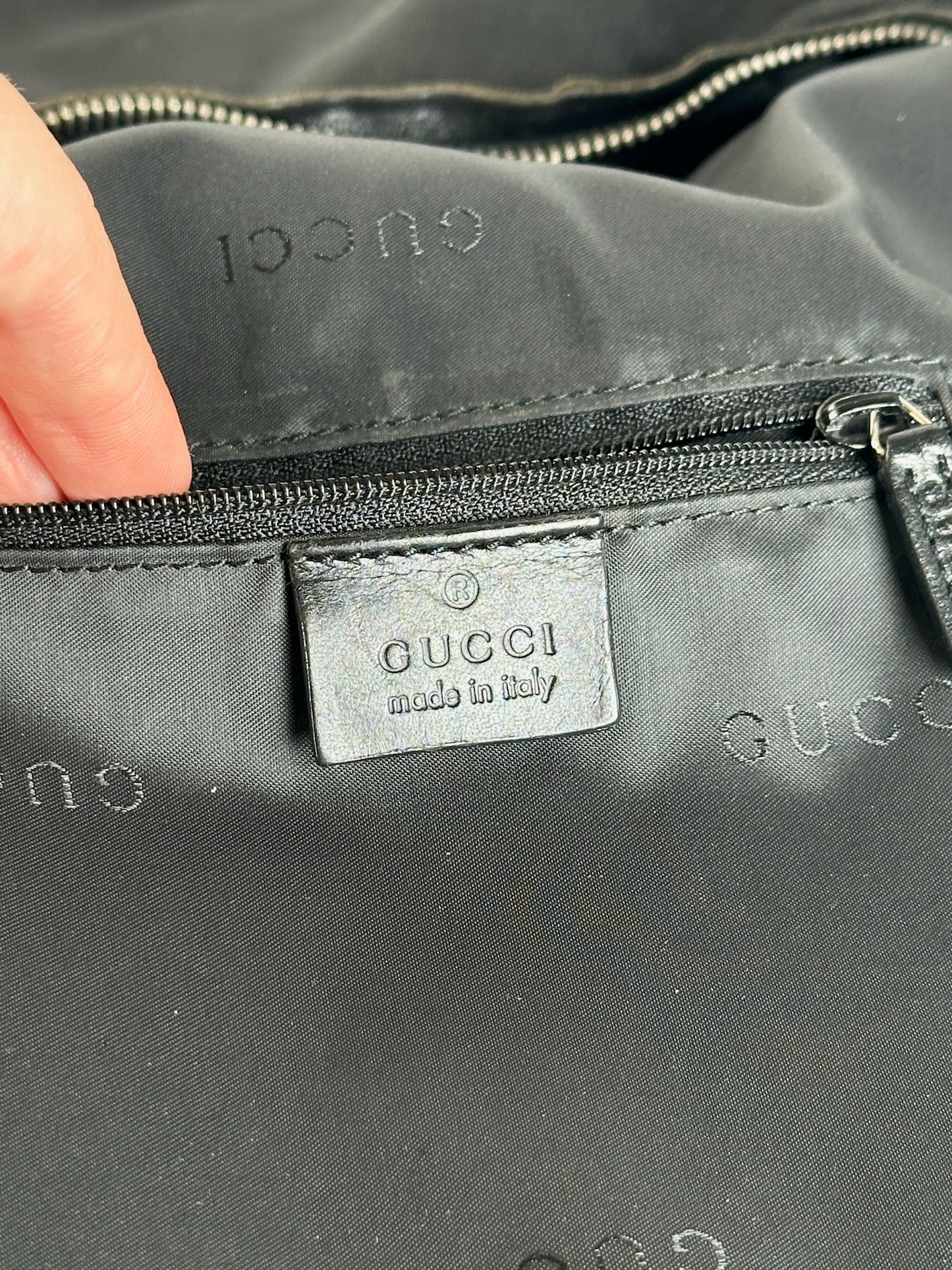 Sac Gucci vintage noir
