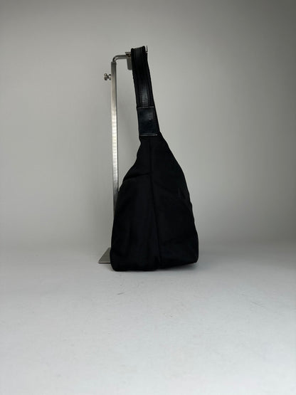 Gucci Black Nylon Shoulder Bag with Dust Bag