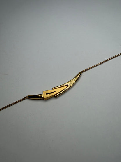 Vintage Givenchy Gold-Tone Collar Necklace c. Late 1970s–Early 1980s