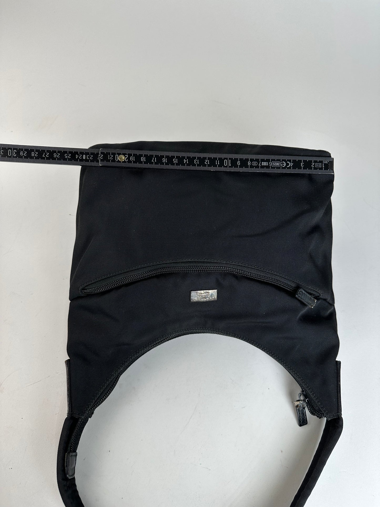 Gucci Black Nylon Shoulder Bag with Dust Bag