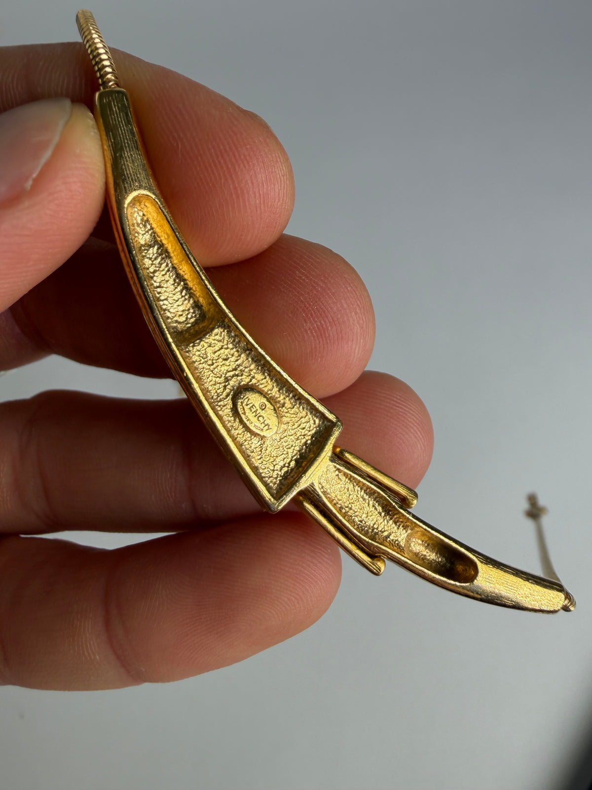 Vintage Givenchy Gold-Tone Collar Necklace c. Late 1970s–Early 1980s