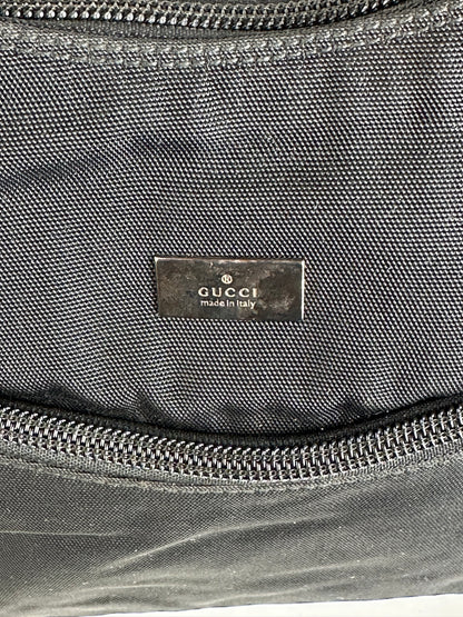 Gucci Black Nylon Shoulder Bag with Dust Bag