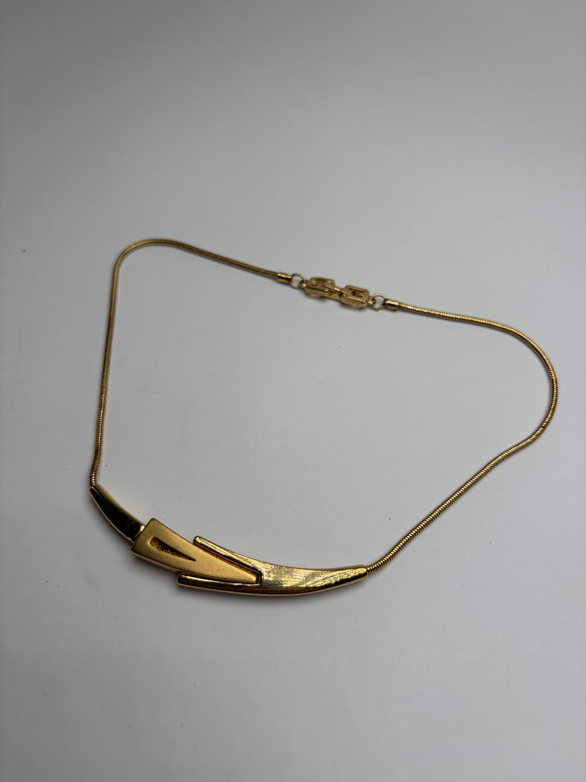 Vintage Givenchy Gold-Tone Collar Necklace c. Late 1970s–Early 1980s