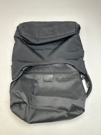 Gucci Black Nylon Shoulder Bag with Dust Bag