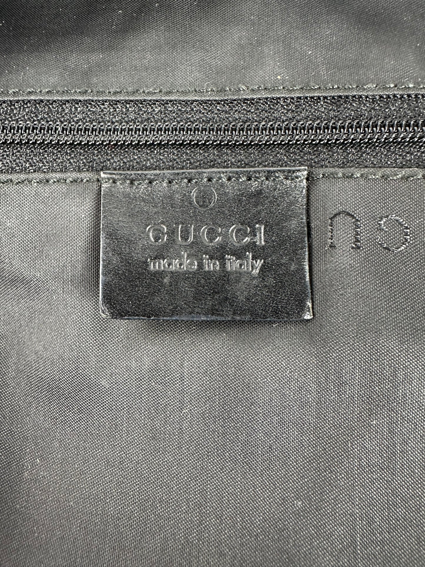 Gucci Black Nylon Shoulder Bag with Dust Bag