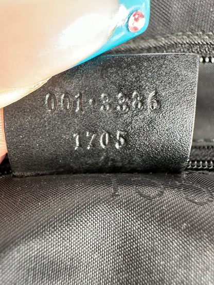 Gucci Black Nylon Shoulder Bag with Dust Bag