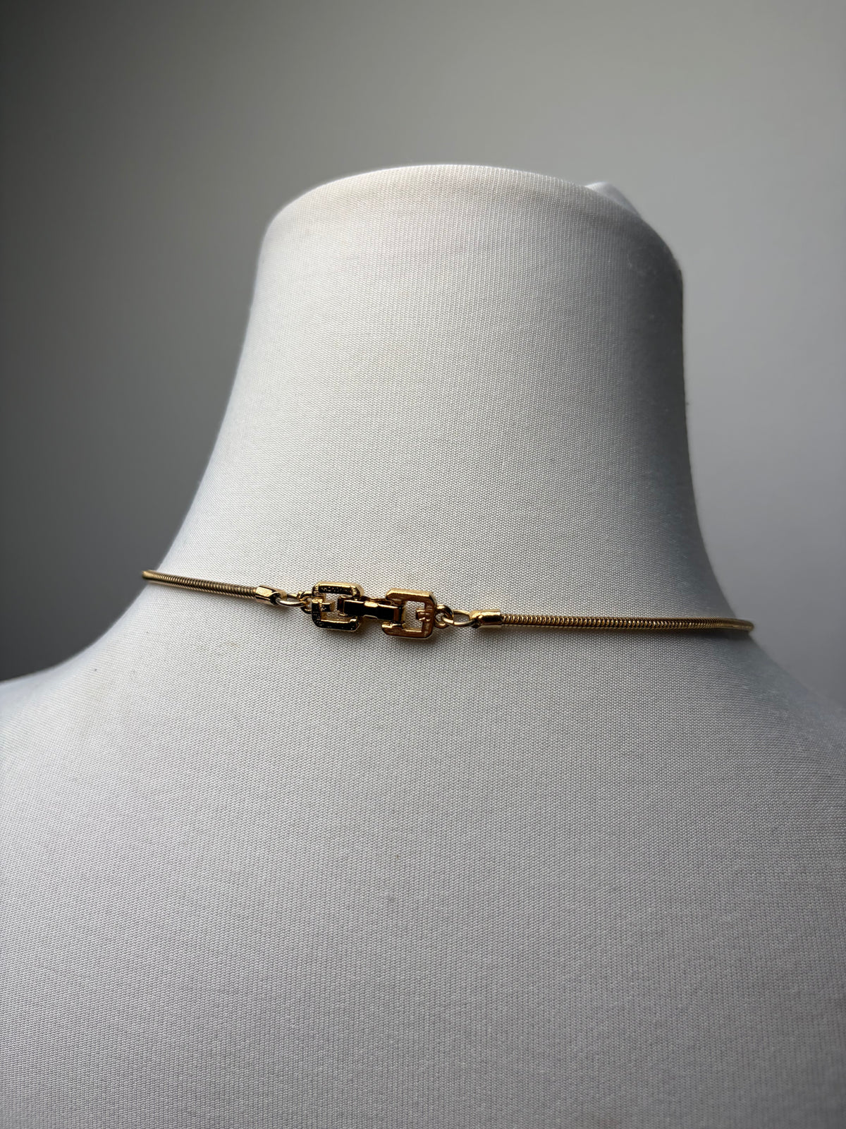 Vintage Givenchy Gold-Tone Collar Necklace c. Late 1970s–Early 1980s