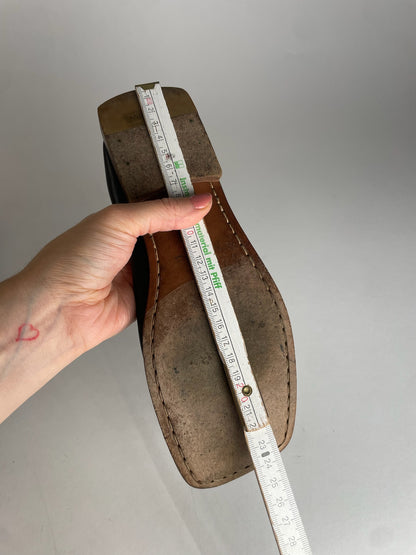 Vintage Louis Vuitton Leather Loafer Black EU35,5