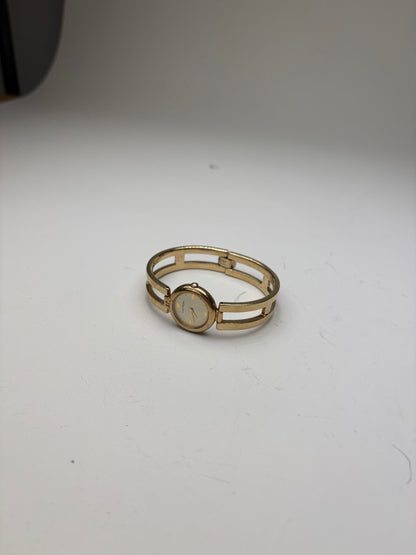 Vintage Courreges Bracelet Watch Gold Metal