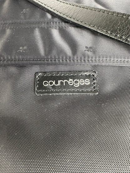 Vintage Courreges Nylon Tote Bag Black