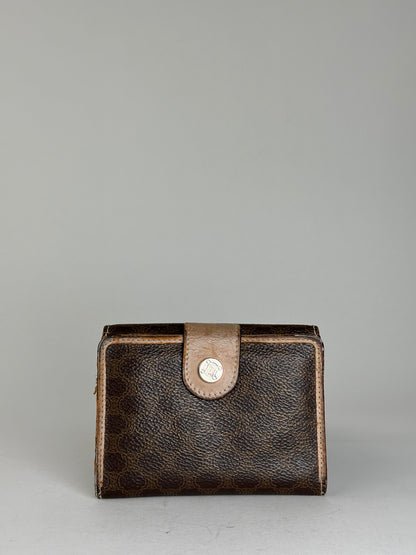 Vintage Celine Leather Coin Purse Brown
