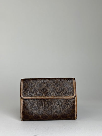 Vintage Celine Leather Coin Purse Brown