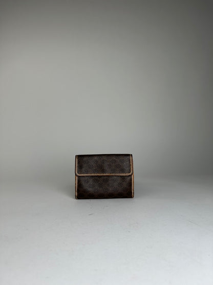 Vintage Celine Leather Coin Purse Brown