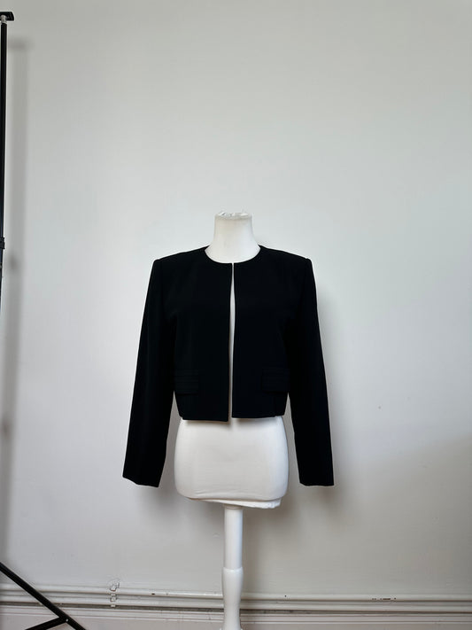 Vintage Chloe Cropped Jacket Black Polyester M