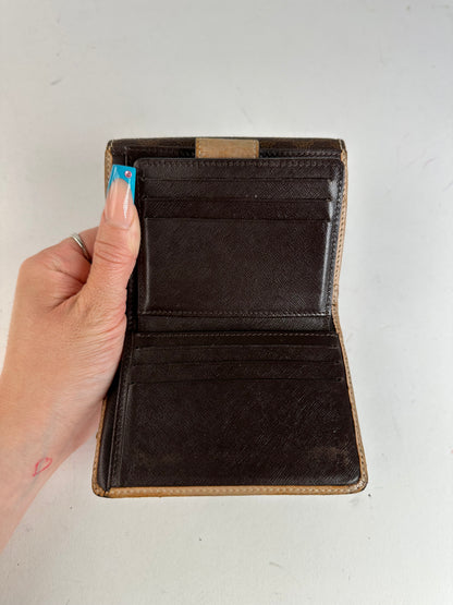 Vintage Celine Leather Coin Purse Brown