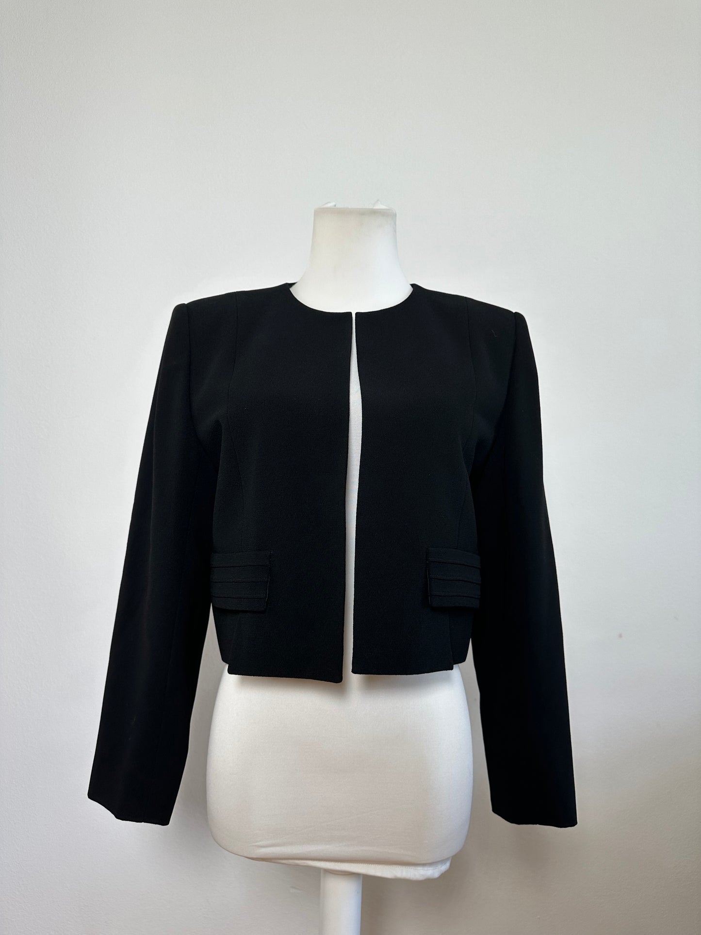 Vintage Chloe Cropped Jacket Black Polyester M