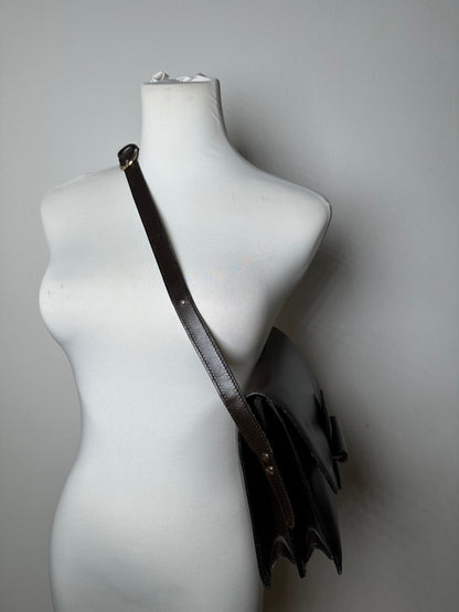 Vintage Loewe Madrid Leather Handbag Brown