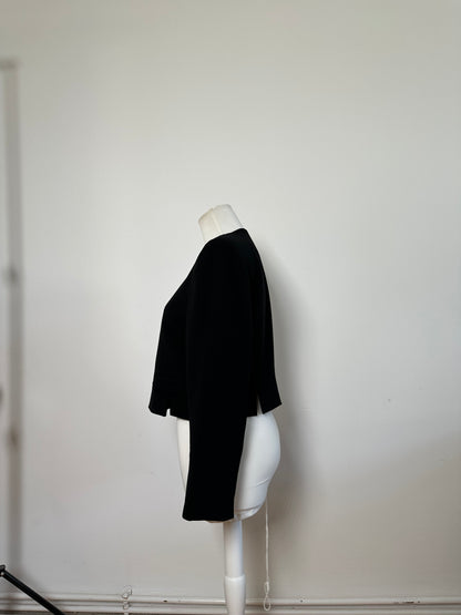 Vintage Chloe Cropped Jacket Black Polyester M