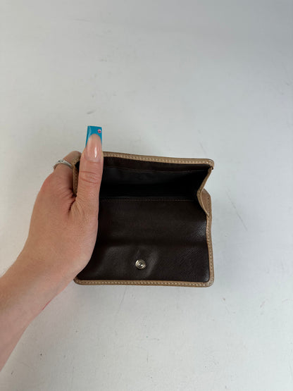 Vintage Celine Leather Coin Purse Brown