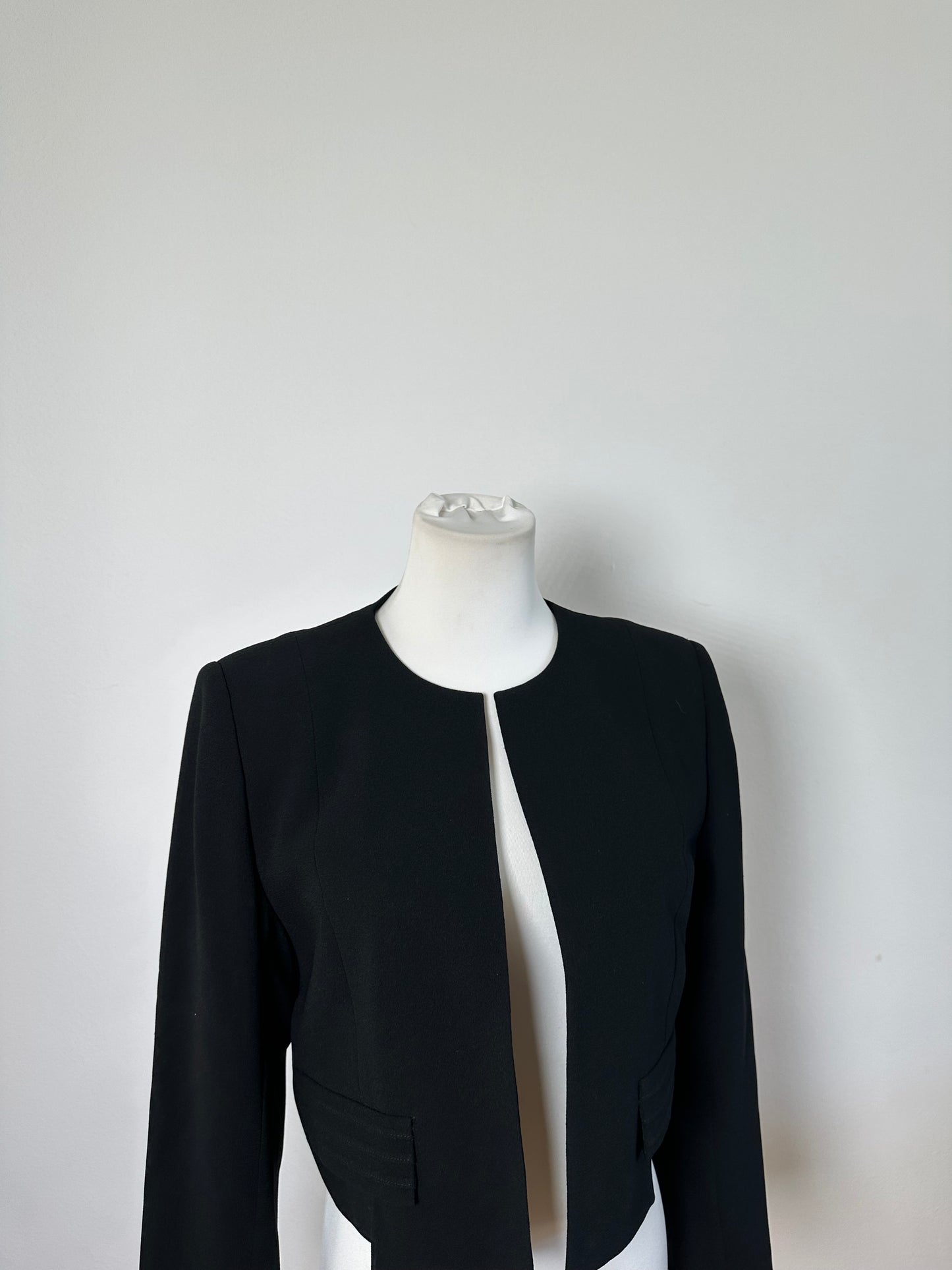 Vintage Chloe Cropped Jacket Black Polyester M