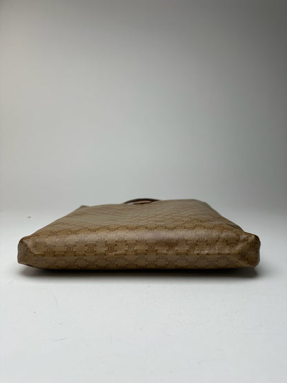 Vintage Celine Paris Mini Shopper bag Gold Brown