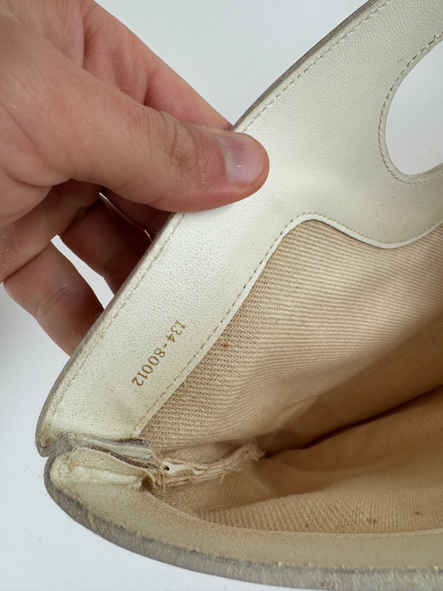 Vintage Fendi FF Monogram Leather canvas Tote Bag white