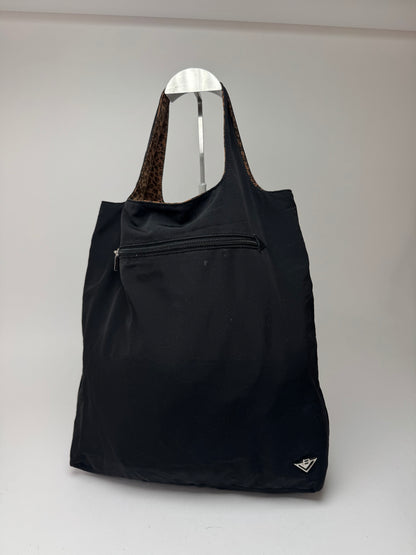 Vintage Bottega Veneta Reversible Shopper bag black brown Leo