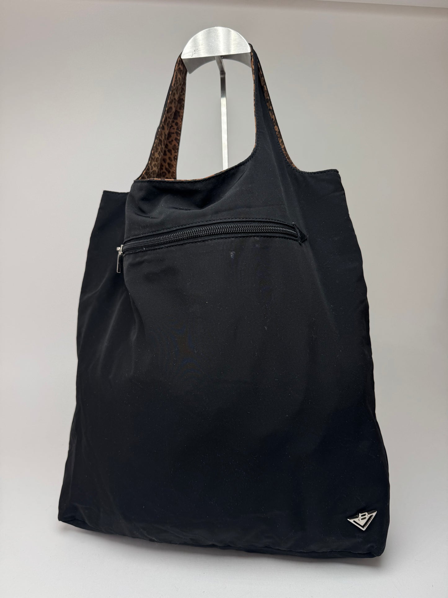 Vintage Bottega Veneta Reversible Shopper bag black brown Leo