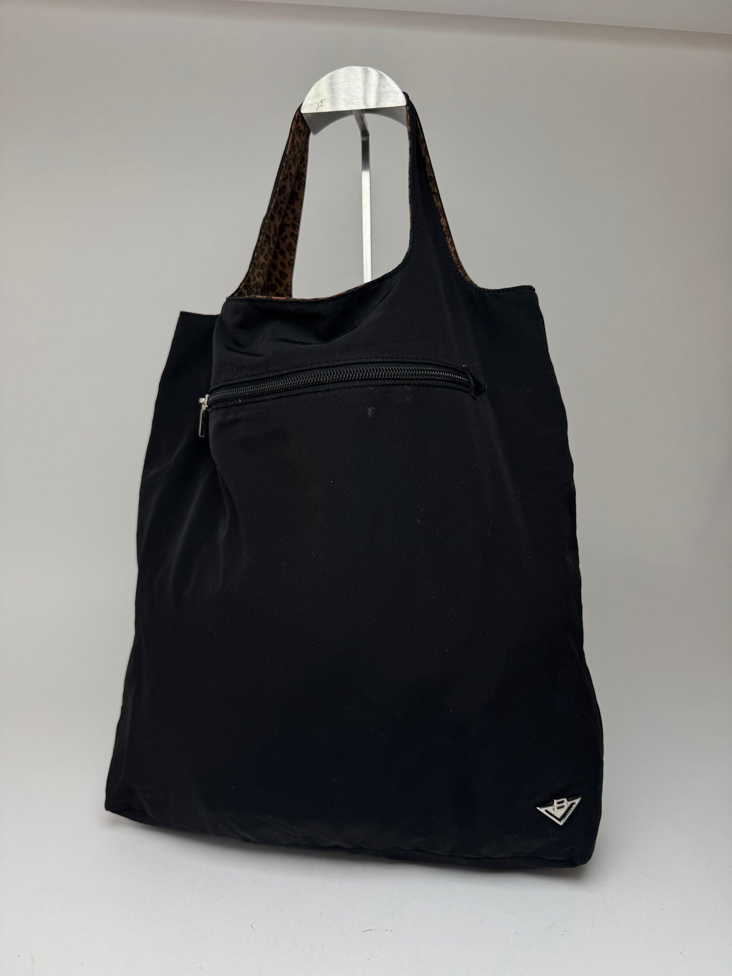 Vintage Bottega Veneta Reversible Shopper bag black brown Leo