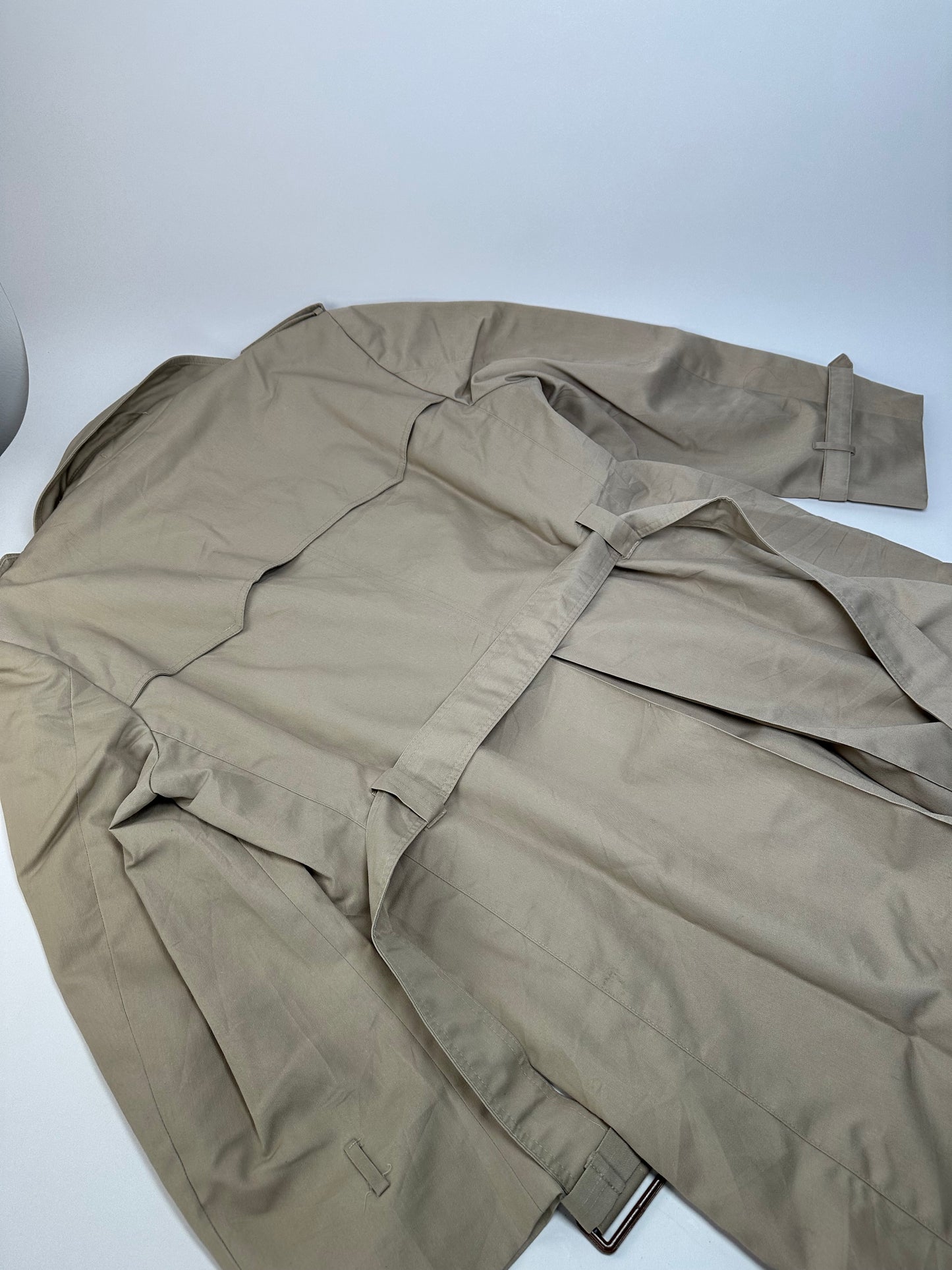 Vintage Dior Canvas Trenchcoat L Beige