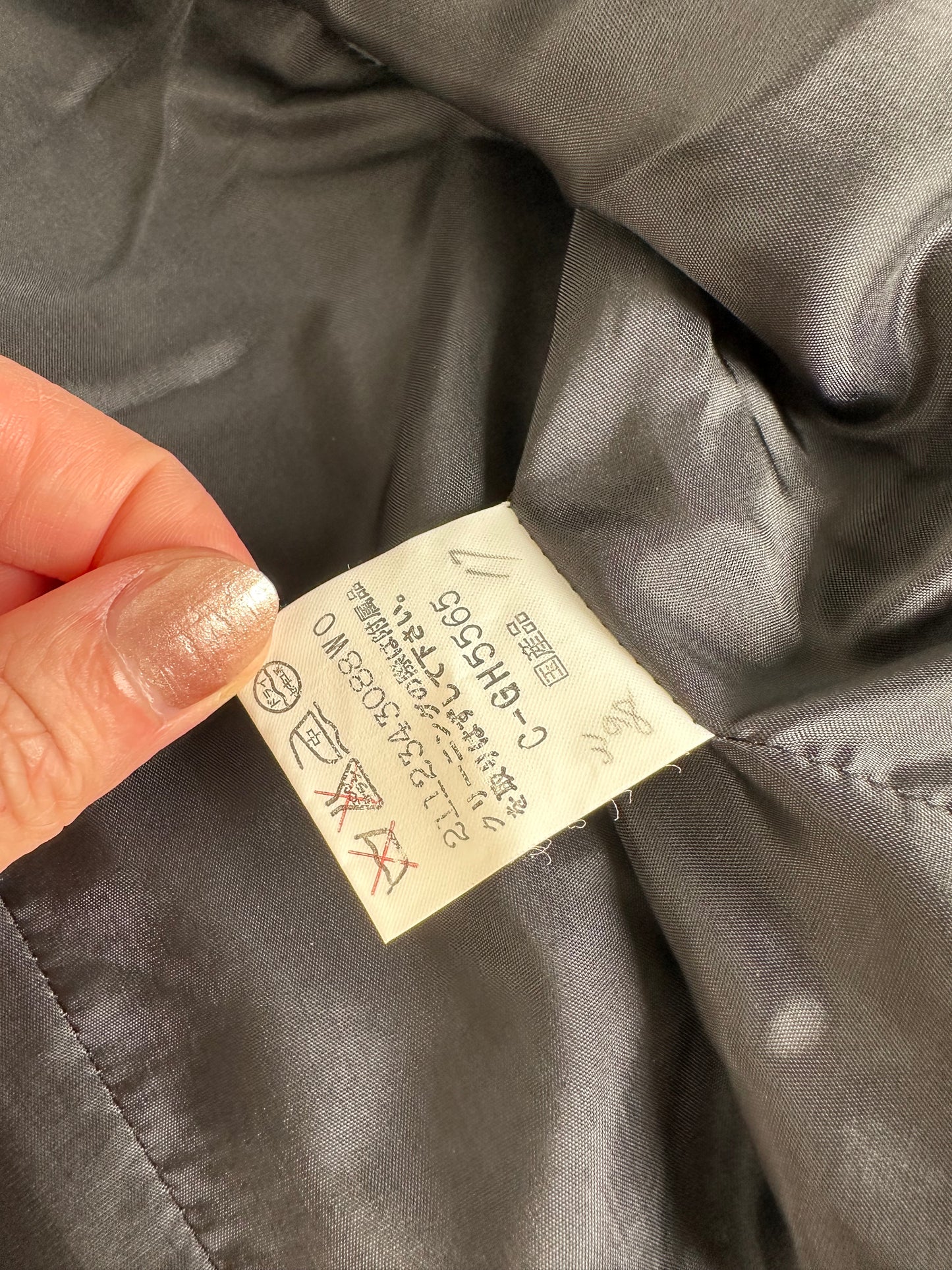 Vintage Chloe Cropped Jacket Black Polyester M