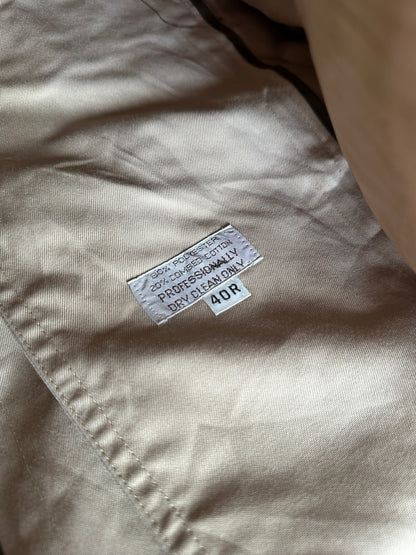 Vintage Dior Canvas Trenchcoat L Beige