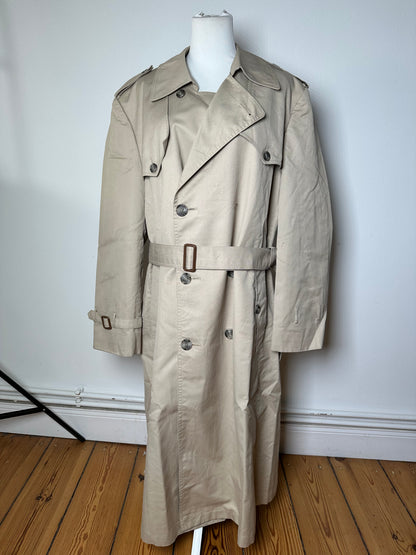 Vintage Dior Canvas Trenchcoat L Beige